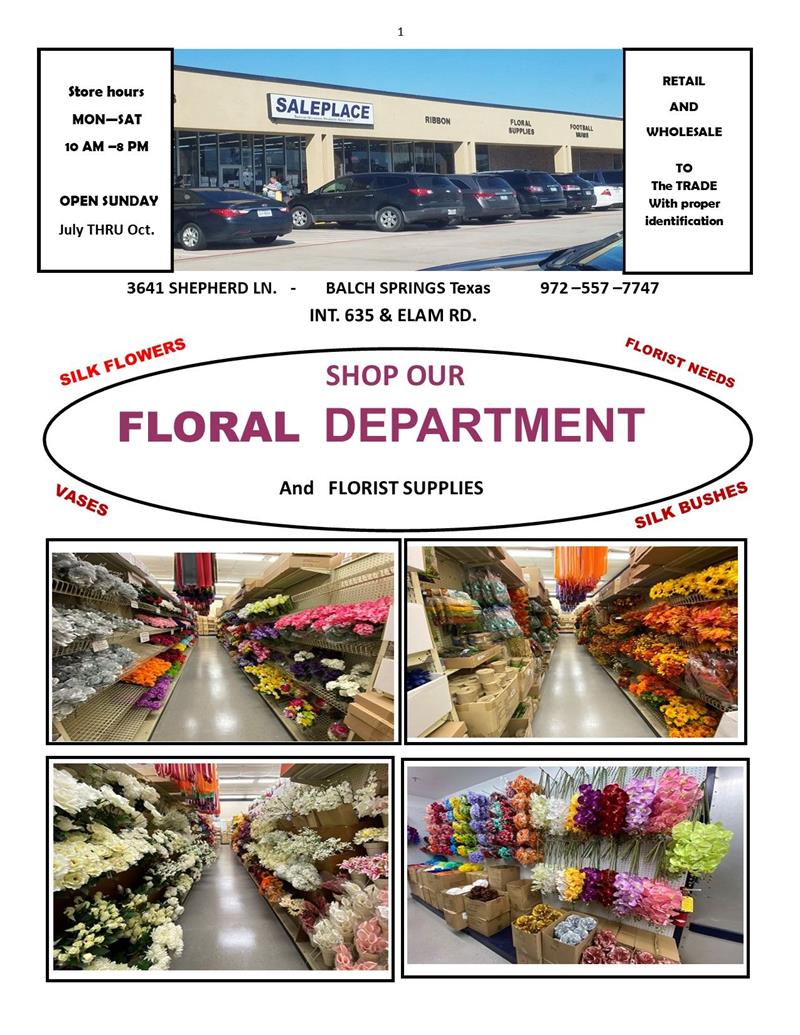 Floral Department 1